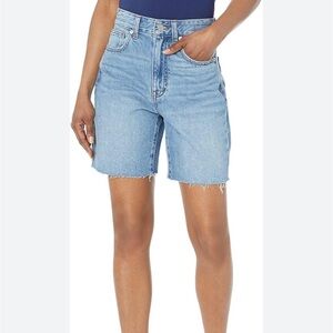 Madewell Baggy Jean shorts in crestford wash